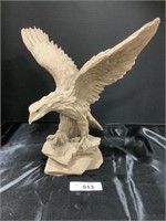 Resin Eagle Sculpture.