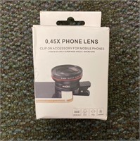 0.45x phone lens