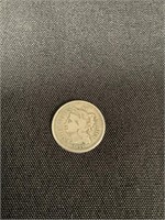 1865 3 Cent Nickel.