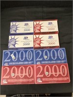 2000 U.S. Mint Proof Sets, Unc. mint Sets.