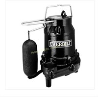 Everbilt $243 Retail 1/2 HP Cast Iron Sump Pump