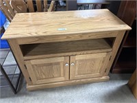 Wooden Entertainment Stand.