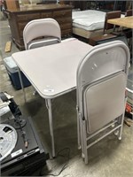 Folding Table With Chair.