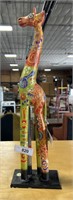 Indonesia Carved Giraffe.