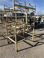 Metal Barrel Rack, 4 Drum Capacity 
30x45x72