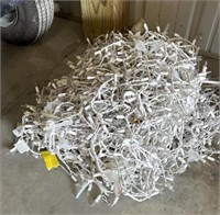 Large Lot of White Icycle Style Christmas Lights