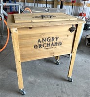Angry Orchard Ice Chest 27x18x32, Rolling
