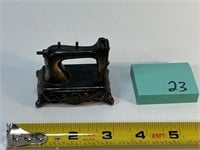Tiny Brass Sewing Machine
