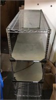 5 tier Metro shelves, to of them with heater