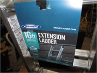 16' WERNER EXTENSION LADDER -- NEW