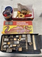 Vintage games and stamps