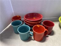 Fiesta cups and bowls