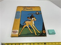 1942 NOS Disney  Bambi Coloring Puzzle