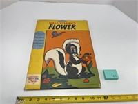 1942 NOS Disney Flower Coloring Puzzle