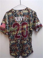 VT Military Jersey #20 Navy