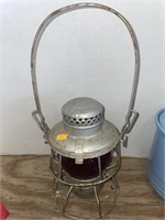 Antique C&O railroad lantern