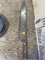 Vintage butcher knife
