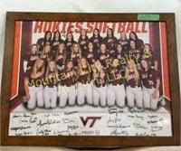 Autographed and framed Team poster