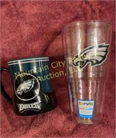 Philadelphia Eagles Mug and Tervis Tumbler