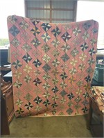 Antique pinwheel quilt 64x80