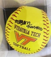 Autographed VT Softball - #10 - Megan Furr