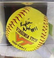 Autographed VT Softball - #11 - Kylie Aldridge