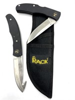 Rack Knife with Gut Hook 3.25” Blade and Folding