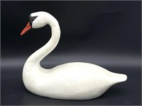 Wood Carved “Mute Swan” Decoy Carved by Curt