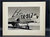 Lockheed T-33 Mounted Photograph - Air Force