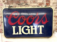 Vintage Metal and Plastic Coors Light Double