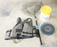 XXXL Stearns Life Vest, Fishing Net, Plastic
