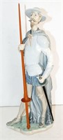 Lladro' 15" Gent w/ Cane & Sword Figurine
