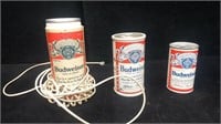 (3) Budweiser Items: Phone, Radio, Unopened ???