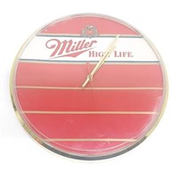 Miller High Life Clock - Tested Works