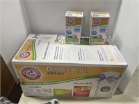 Diaper pail w: refill bags