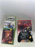 Xbox one controller , Xbox games, comic book