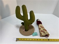 Annalee Cactus & Mexican Doll Figure