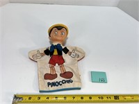 Vtg Pinocchio Hand Puppet