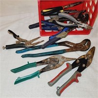 13 Pc Tools - Pliers & Tin Snips - Kobalt, Klein +