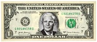 USA Federal Reserve $1.00 "Buzz Aldrin" Portrait