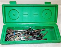 1/2" Ratchet , Sockets, & Wrenches in Case +