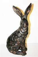 Lg Plaster/Resin Standing Rabbit 17"H