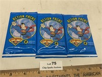 Lot Of Action Packs Superman Trading Cards