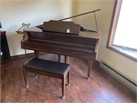 LA PETITE BY KIMBALL BABY GRAND PIANO WITH BENCH
