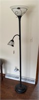 STANDING LAMP WITH LEAF DESIGN APPROX 71"
