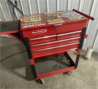 Snap On Blue Point 4 Drawer Red Roll Cart