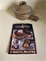 STONE WAVE MICROWAVE COOKER WITH RECIPE BOOK