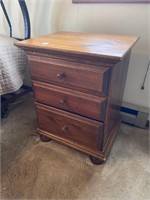 WOODEN NIGHT STAND/END TABLE