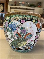 Large Vintage Asian Floor Vase