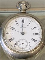Vintage 18sz  Waltham 15 Jewel Pocket Watch